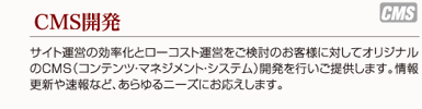 CMS開発