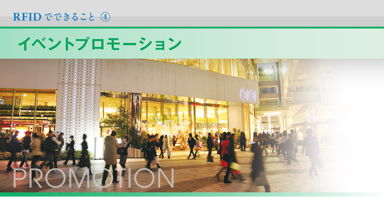 RFIDでできること　イベントプロモーション