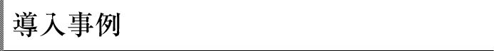 導入事例